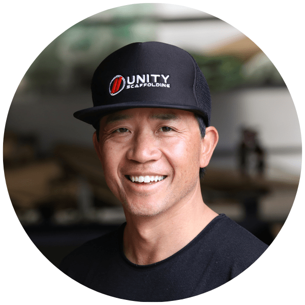 Thai Leng, Director of Unity Auckland, an Auckland scaffolding company
